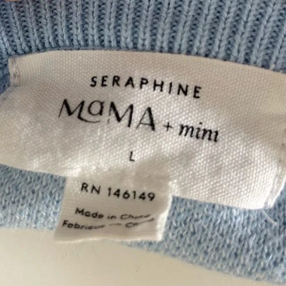 Seraphine Maternity for women Mama + mim star style 100% cotton Size “L”. - Picture 11 of 12